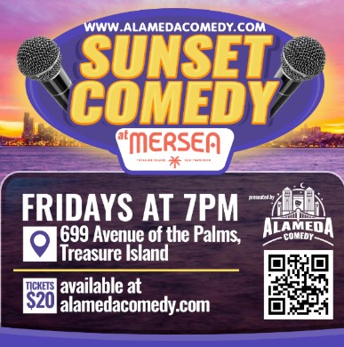 Sunset Comedy at Mersea Fridays at 7pm