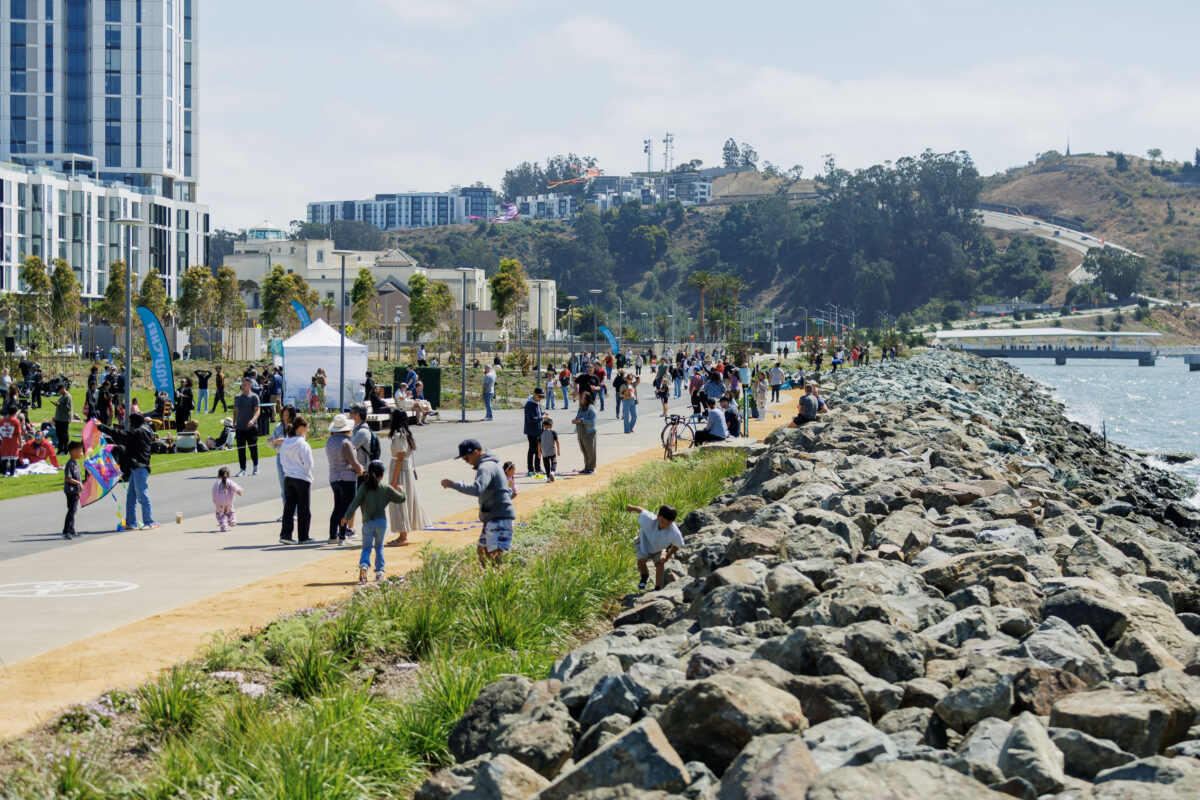 Clipper Cove on Treasure Island full of energy for Off The Grid